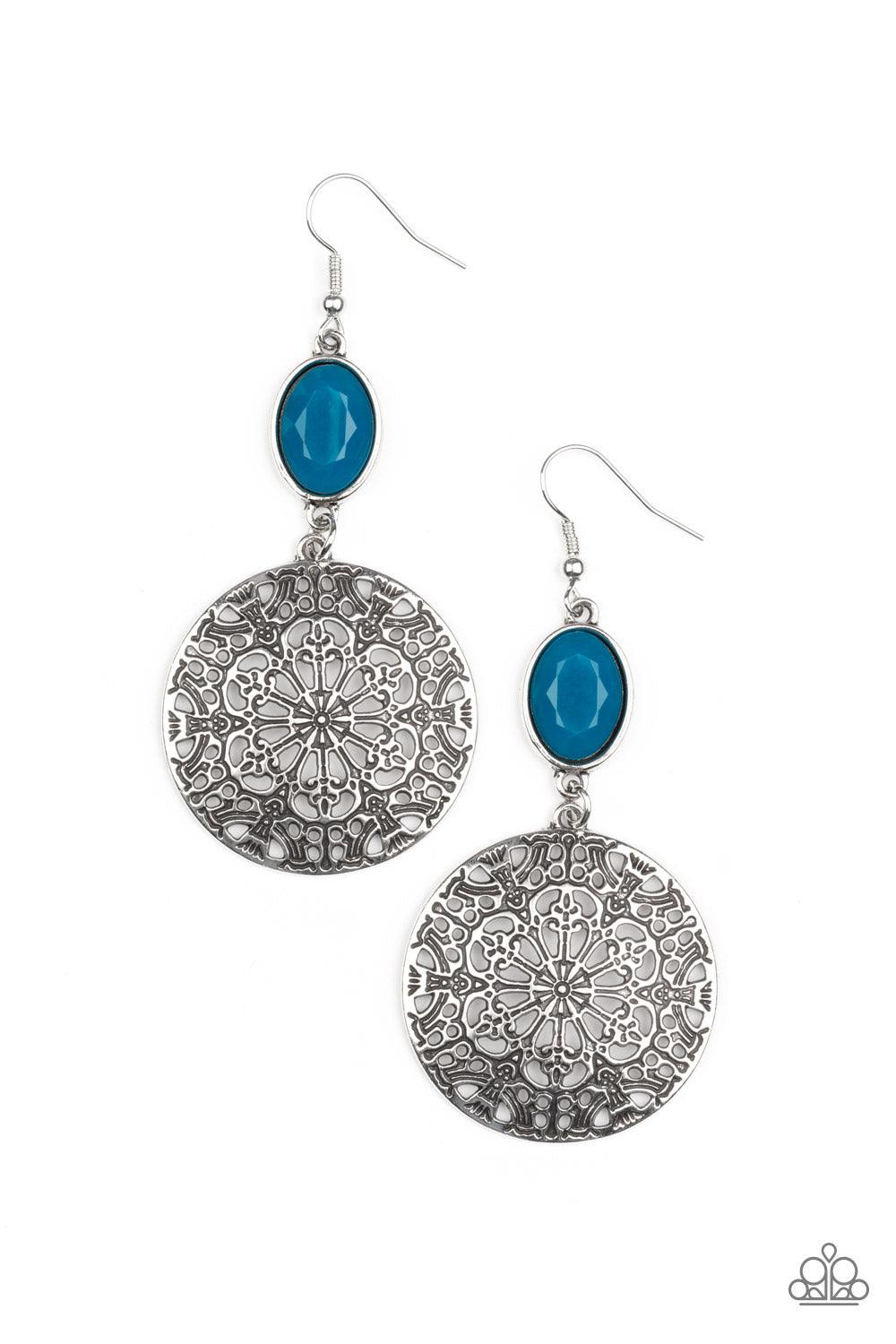 Eloquently Eden Blue Earrings - Jewelry by Bretta - Jewelry by Bretta