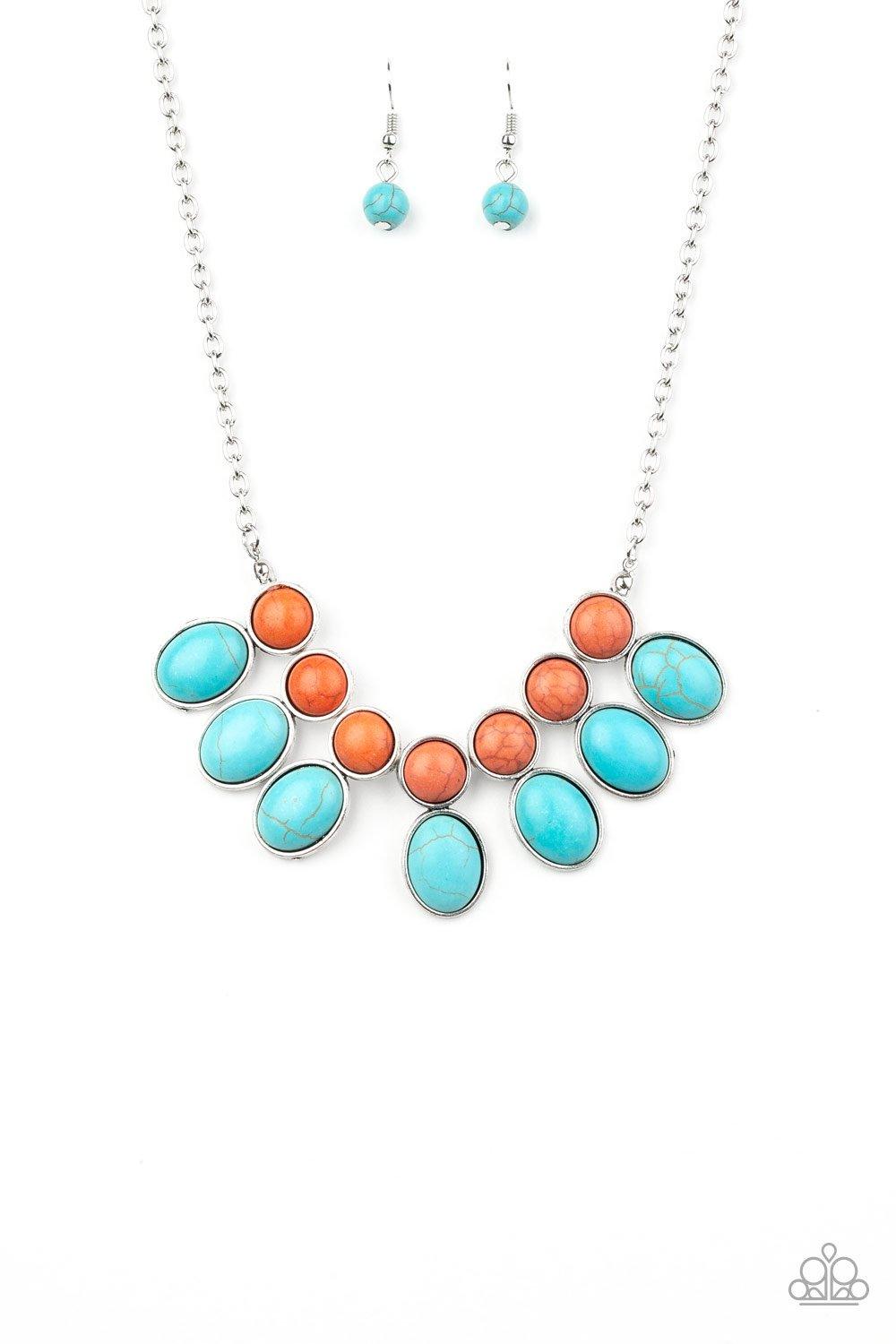 Environmental Impact Blue Necklace - Jewelry by Bretta - Jewelry by Bretta