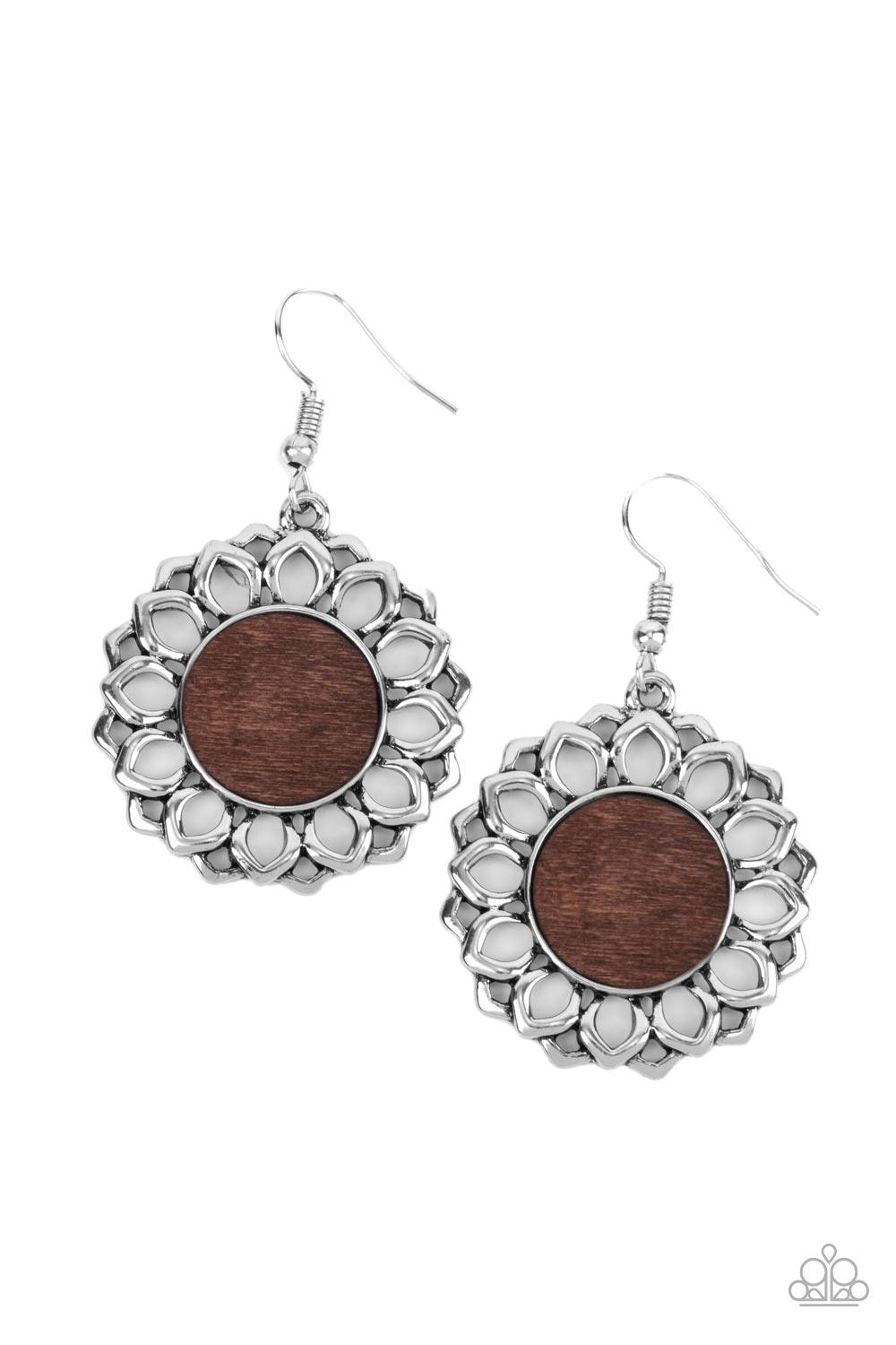 Farmhouse Fashionista Brown Earrings - Jewelry by Bretta - Jewelry by Bretta