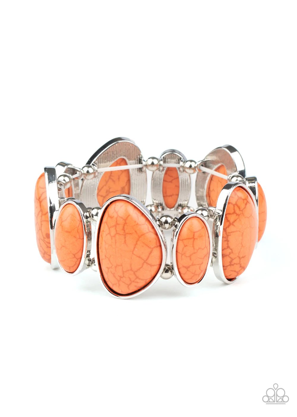 Feel At HOMESTEAD Orange Bracelet - Jewelry by Bretta - Jewelry by Bretta