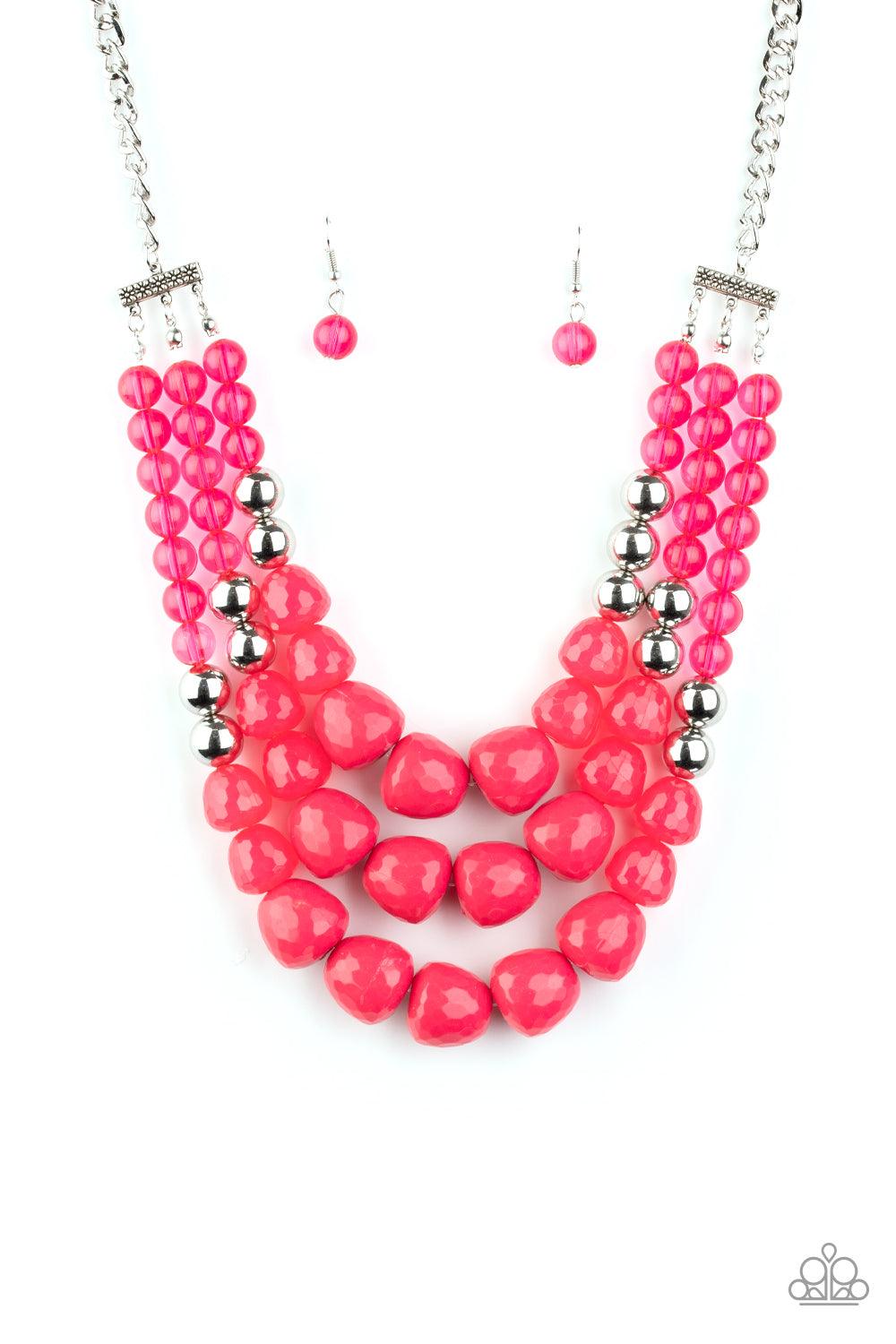 Forbidden Fruit Pink Necklace - Jewelry by Bretta - Jewelry by Bretta
