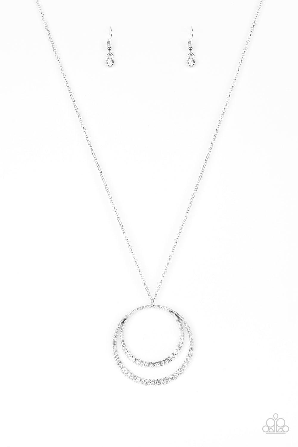 Front and EPICENTER White Necklace - Jewelry by Bretta - Jewelry by Bretta