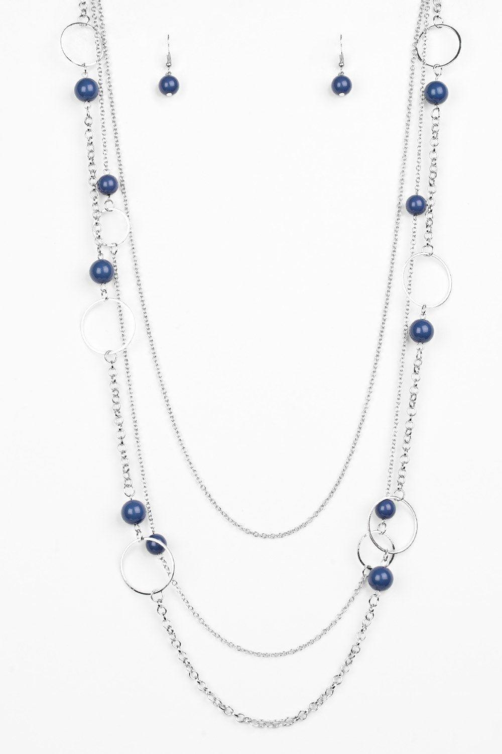 Paparazzi Accessories-Beachside Babe - Blue Necklace