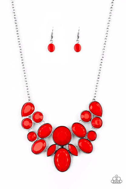 Demi-Diva Red Necklace - Jewelry by Bretta