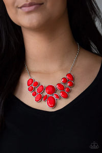 Demi-Diva Red Necklace - Jewelry by Bretta