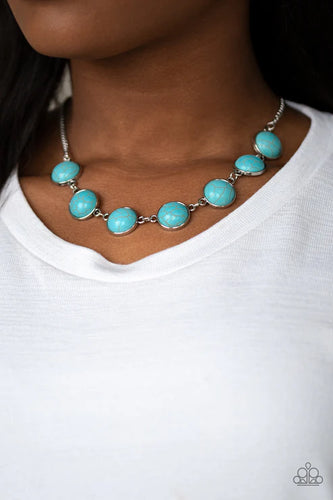 Adobe Attitude Blue Necklace - Jewelry by Bretta