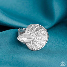 Fan Dance Dazzle White Ring - Jewelry by Bretta