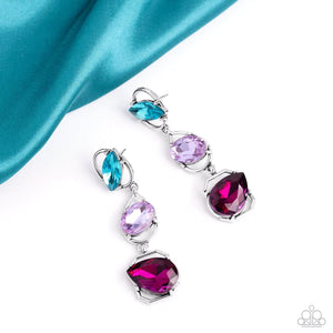 Dimensional Dance Multi Post Earrings - Jewelry by Bretta