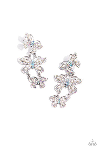 Fluttering Finale Multi  Earrings
