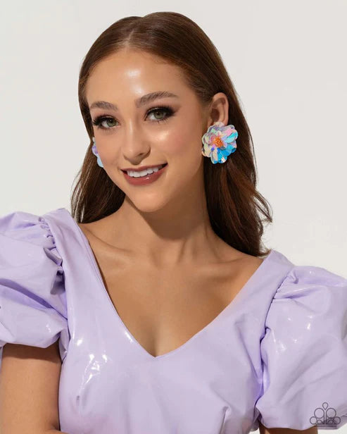 Floating Florals Multi Post Earrings - Jewelry by Bretta