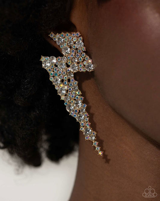 Electric Effulgence Gold Earrings - Jewelry by Bretta