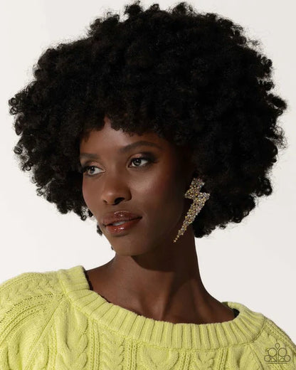 Electric Effulgence Gold Post Earrings - Jewelry by Bretta