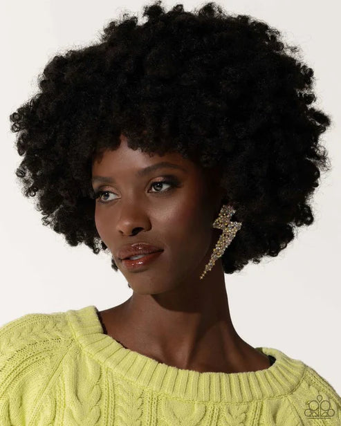Electric Effulgence Gold Post Earrings - Jewelry by Bretta