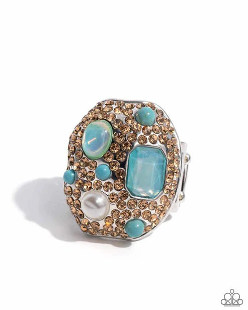 Active Artistry Blue Ring - Jewelry by Bretta