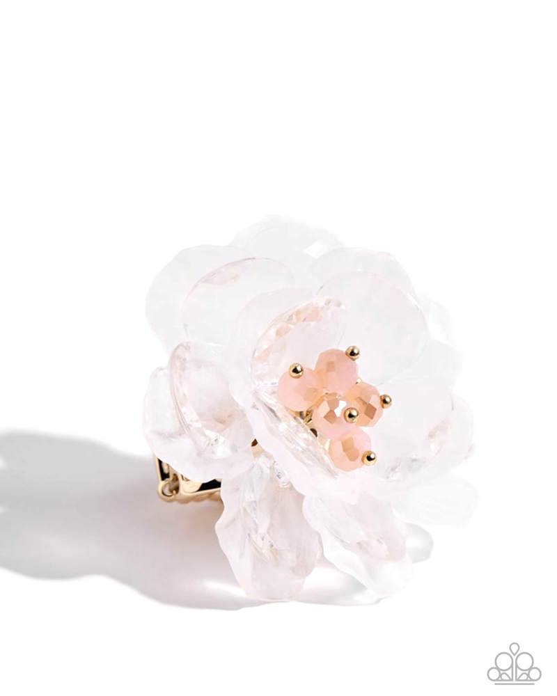 Petal Privilege White Flower Ring - Jewelry by Bretta