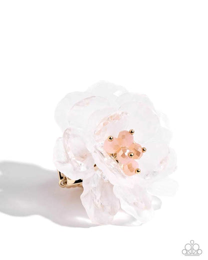 Petal Privilege White Flower Ring - Jewelry by Bretta