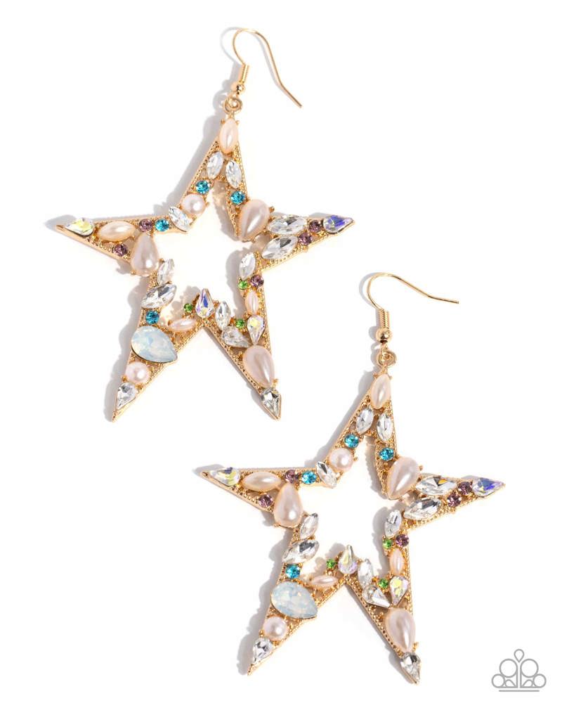 Variegated Value Multi Star Earrings - Jewelry by Bretta