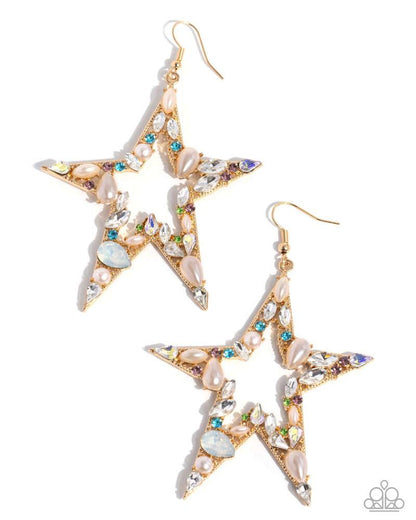 Variegated Value Multi Star Earrings - Jewelry by Bretta