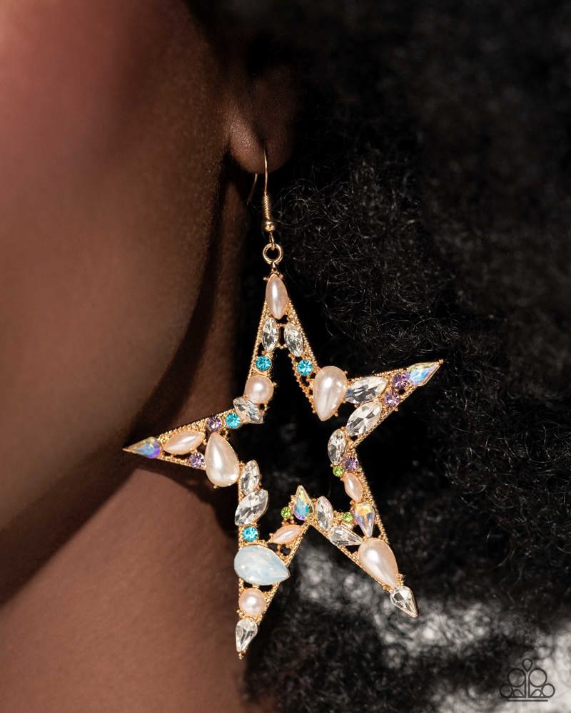 Variegated Value Multi Star Earrings - Jewelry by Bretta