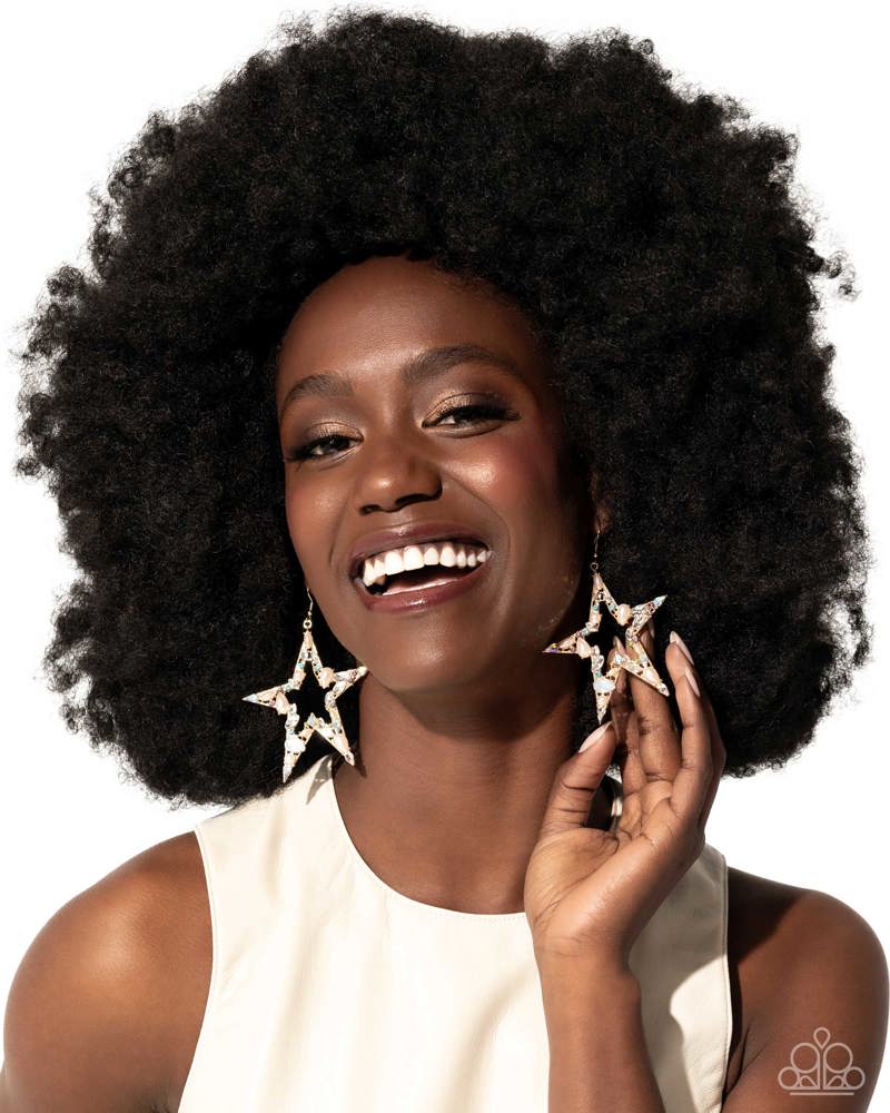 Variegated Value Multi Star Earrings - Jewelry by Bretta