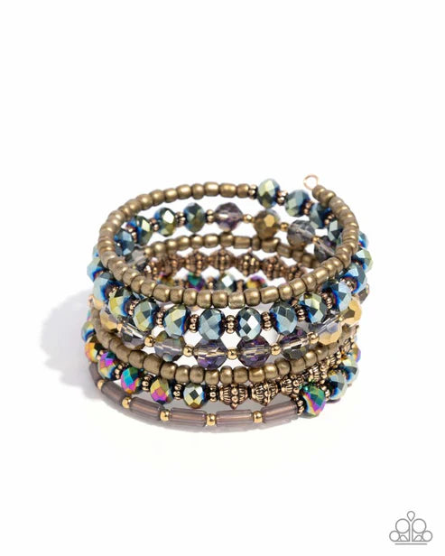 Stacked Surprise Multi Coil Bracelet - Jewelry by Bretta