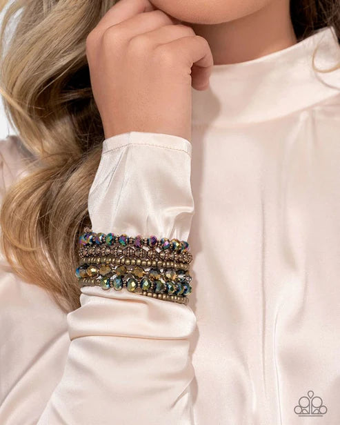 Stacked Surprise Multi Coil Bracelet - Jewelry by Bretta
