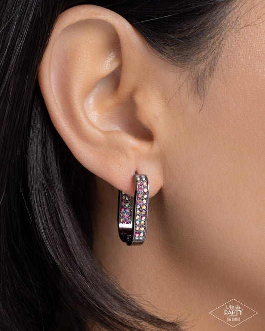 Sinuous Silhouettes - Red Earrings
