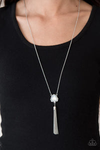 The Glow Show White Necklace - Jewelry by Bretta