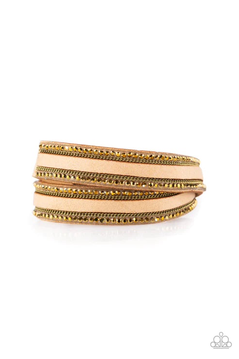 Going For Glam Brass Bracelet - Jewelry by Bretta