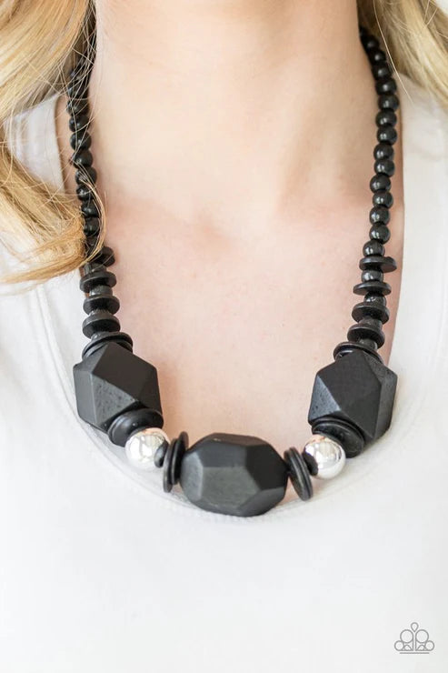 Costa Maya Majesty Black Necklace - Jewelry by Bretta