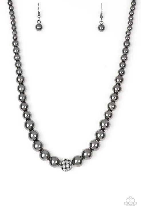 High-Stakes FAME Black Necklace - Jewelry by Bretta