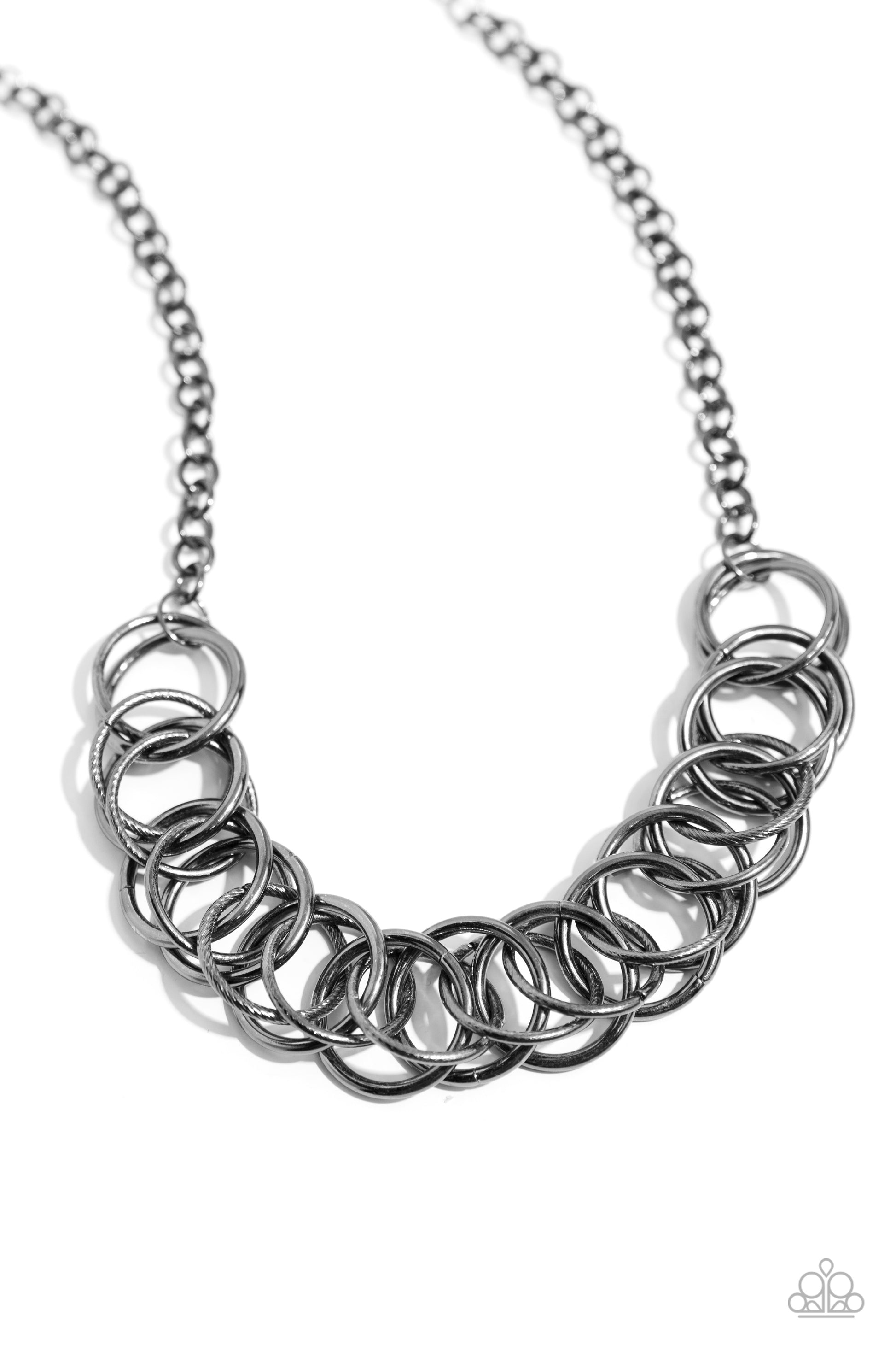 Heavy Metal Hero Black Necklace - Jewelry by Bretta