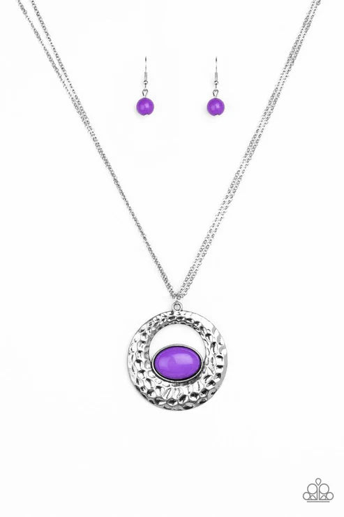 Viva Vivacious Purple Necklace