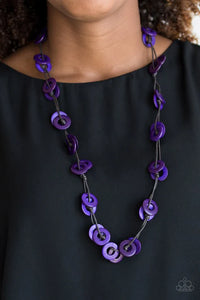 Waikiki Winds Purple Necklace - Jewelry by Bretta