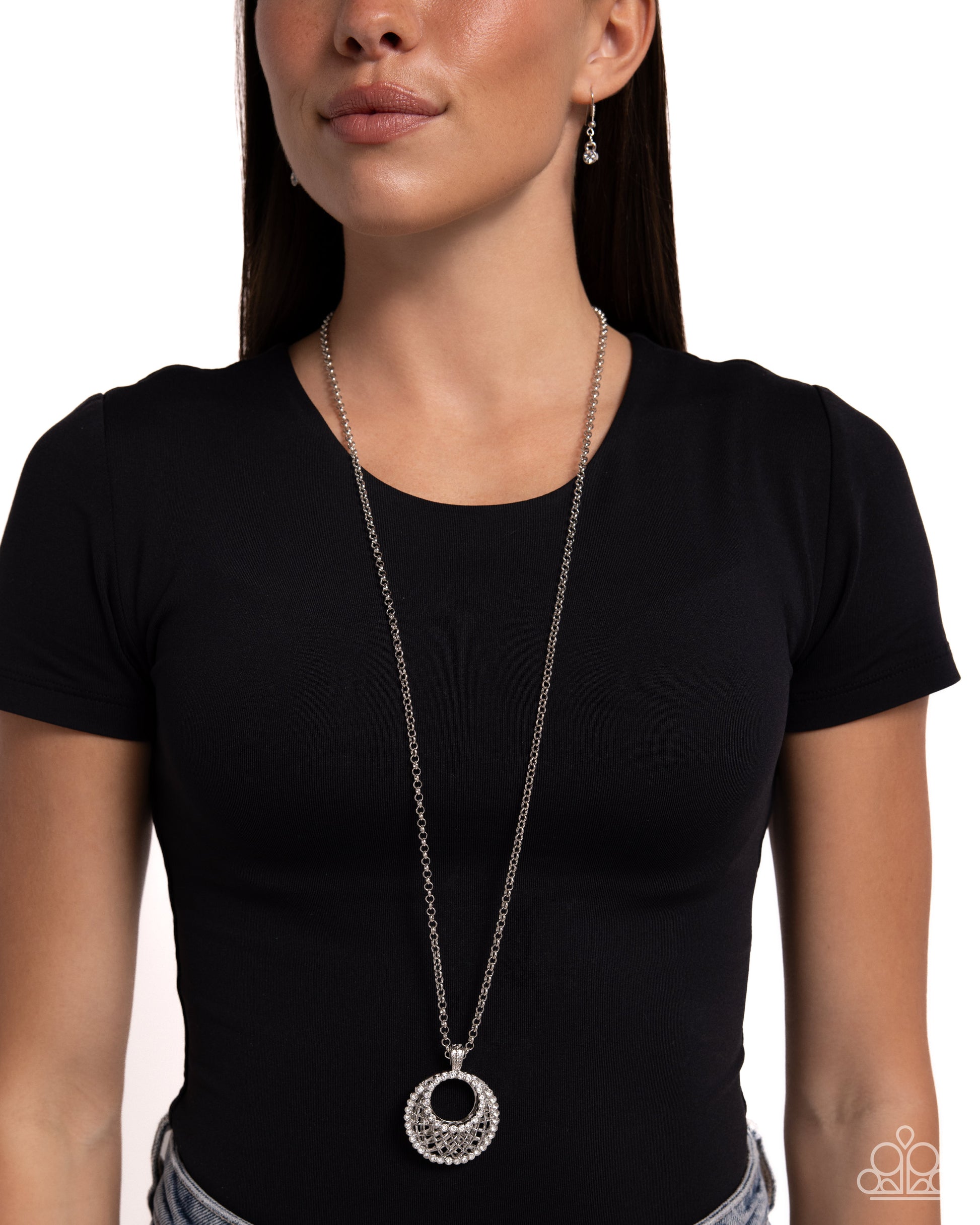 Net Worth White Necklace - Jewelry by Bretta