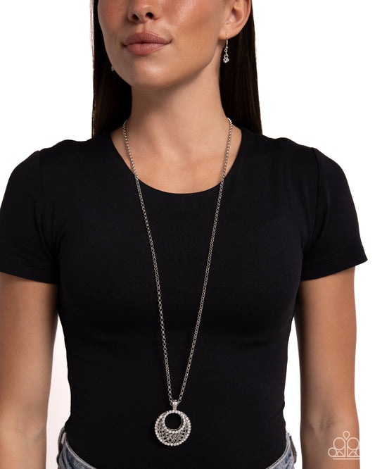 Net Worth White Necklace - Jewelry by Bretta