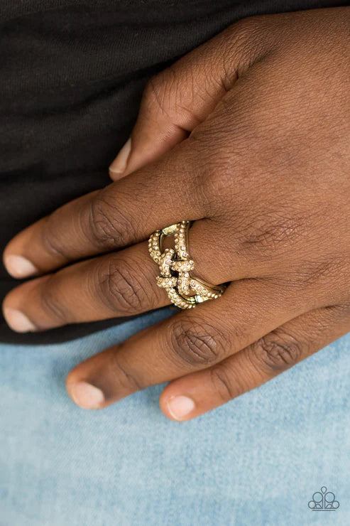 Can Only Go UPSCALE From Here Brass Ring - Jewelry by Bretta