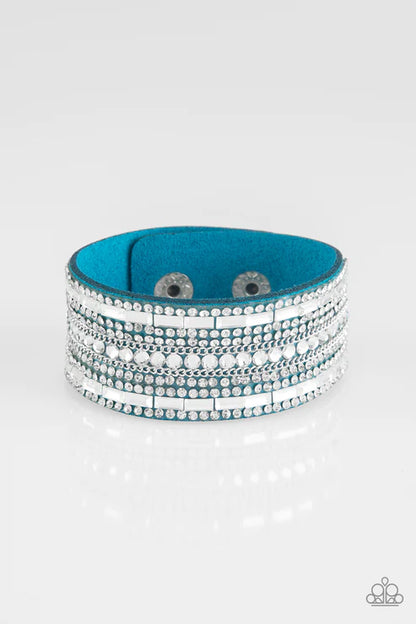 Rebel Radiance Blue Bracelet - Jewelry  by Bretta