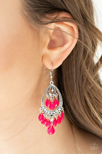 Gorgeously Genie Pink Earrings - Jewelry by Bretta
