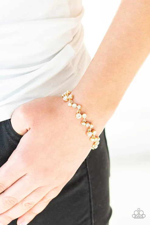 Starlit Stunner Gold Bracelet - Jewelry by Bretta