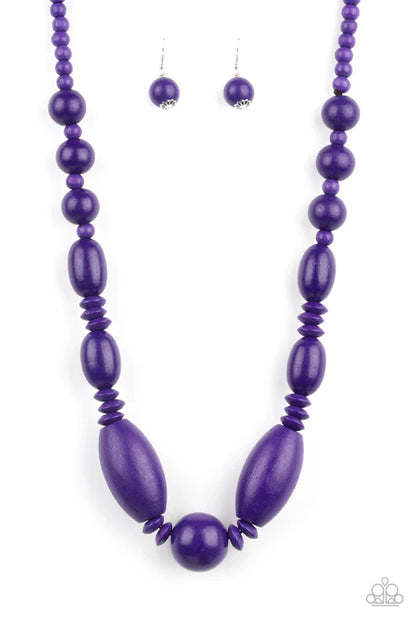 Summer Breezin - Purple ♥ Necklace