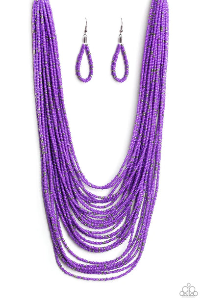 Rio Rainforest Purple Necklace - Jewelry by Bretta