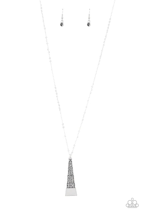 Prized Pendulum Silver Necklace - Jewelry by Bretta