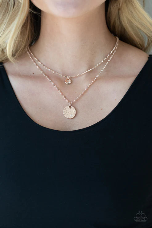 Modern Minimalist Rose Gold Necklace - Jewelry by Bretta