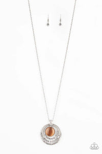  A Diamond A Day Orange Necklace - Jewelry by Bretta