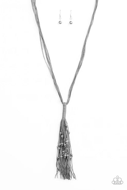 Hand-Knotted Knockout Silver Necklace - Jewelry by Bretta