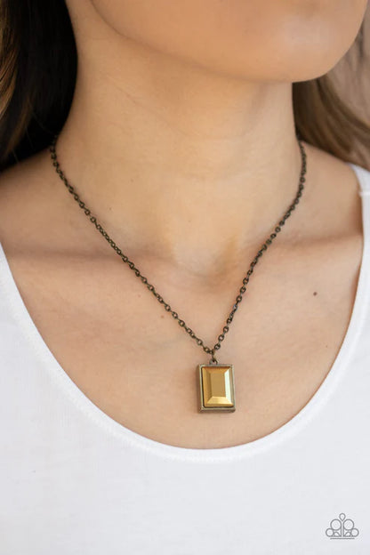 Pro Edge Brass Necklace - Jewelry by Bretta