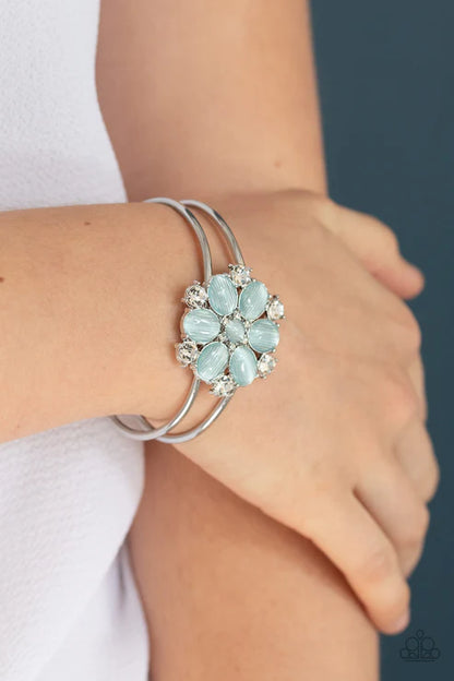 Garden Extravagance Blue Bracelet - Jewelry by Bretta