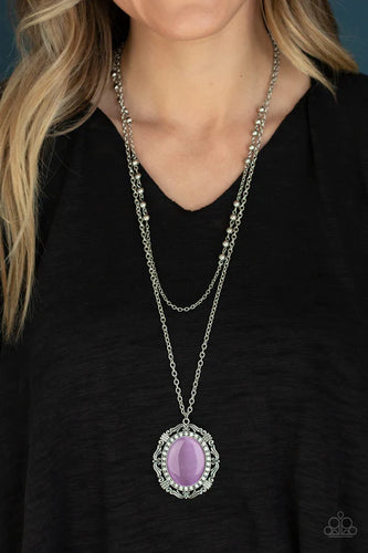 Endlessly Enchanted Purple Necklace - Jewelry by Bretta