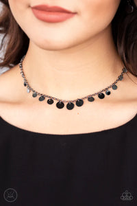 Minimal Magic Black Necklace - Jewelry by Bretta